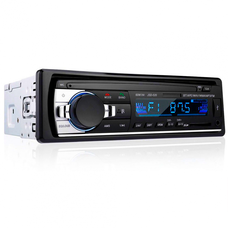 Автомагнитола Jsd 520 Bluetooth+USB+SD+AUX 4x60W