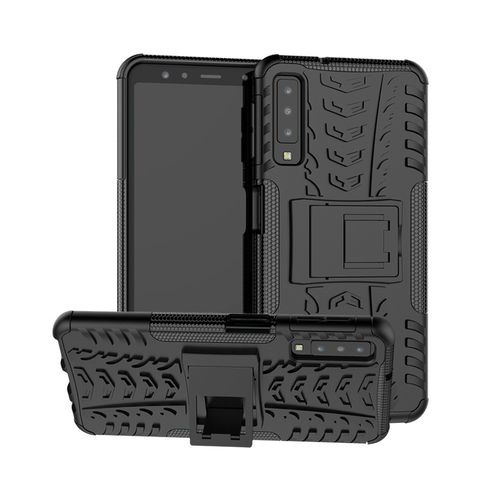 Чохол Armor Case для Samsung A750 Galaxy A7 2018 Чорний (hub_BcOl49647)
