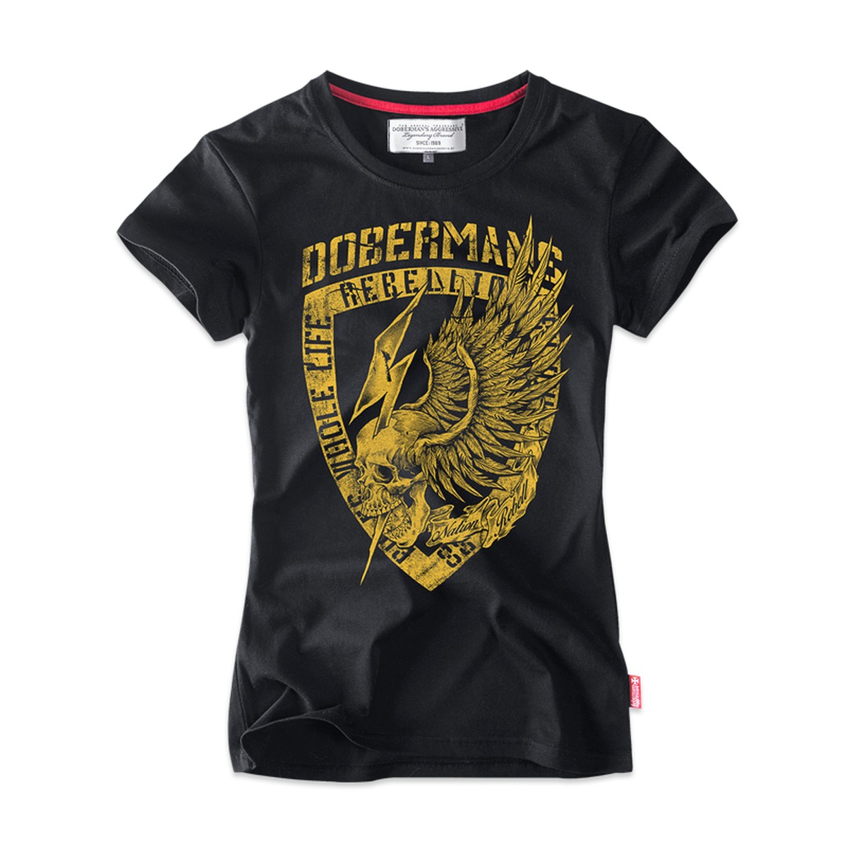 Футболка жіноча Dobermans Aggressive M Чорний (TSD164BK-M)