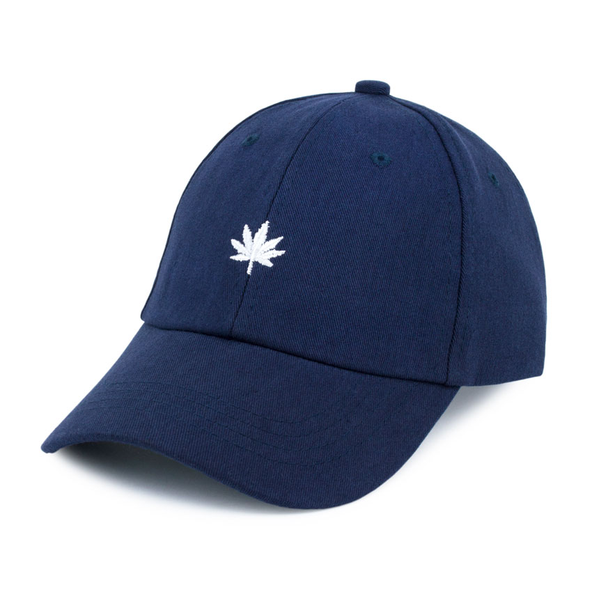 Бейсболка beani'qe Small hemp leaf One Size Синий (27003)
