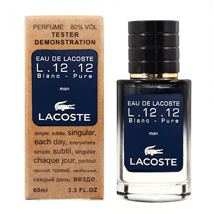 Тестер Lacoste Eau De Lacoste L.12.12 Blanc-Pure - Selective Tester 60ml