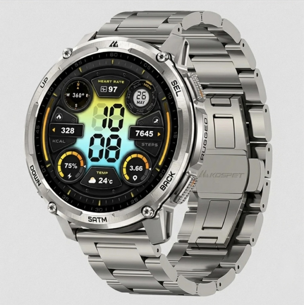 Тактичний Kospet Tank T4C Metal Silver (KTT0004СMS)