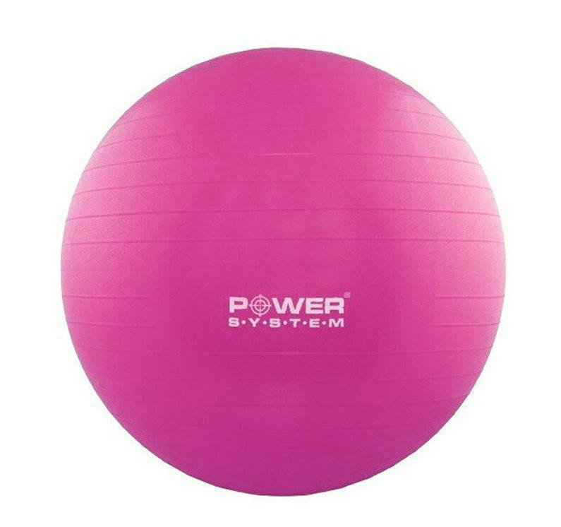 М'яч для фітнесу та гімнастики Power System PS-4013 Pro Gymball 75 cm Pink (4013PI-0)