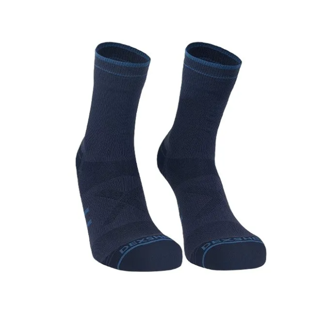 Шкарпетки водонепроникні Dexshell Running Lite 2.0 Socks Синьо-сірий L 43-46