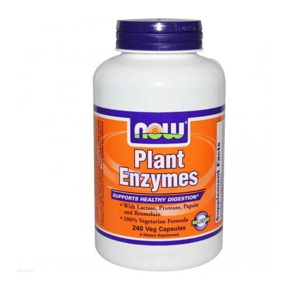 Пробиотик NOW Foods Plant Enzymes 240 Veg Caps