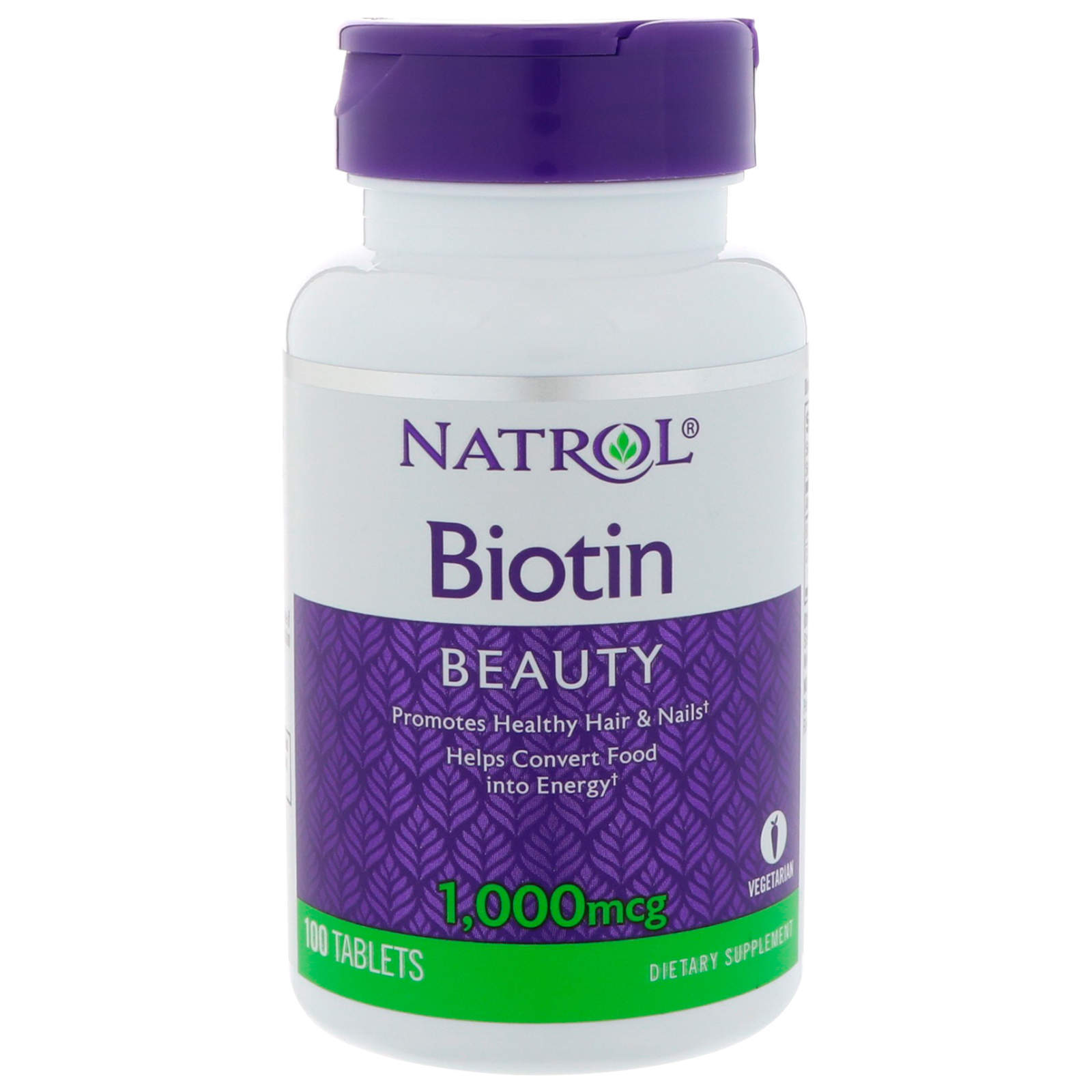 Біотин Natrol 1000 мкг 100 таблеток (70)