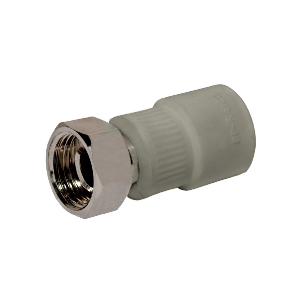 Муфта с накидной гайкой PP-R Santan 25х3/4" с внутренней резьбой