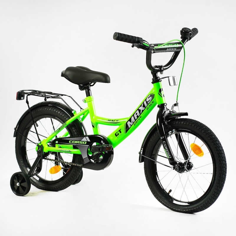 Детский велосипед Corso Maxis 16" Green (143337)