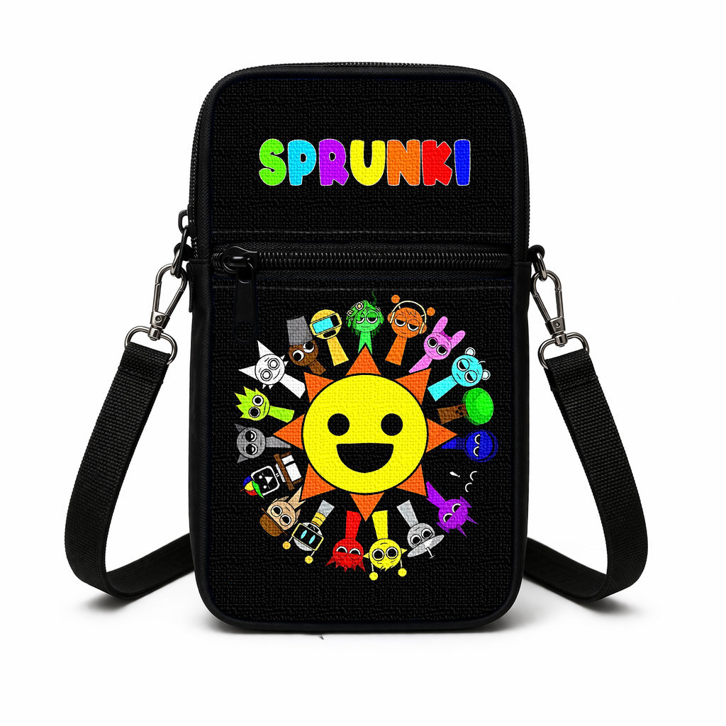 Дитяча сумка через плече Sprunki 19×10×5 см з принтом