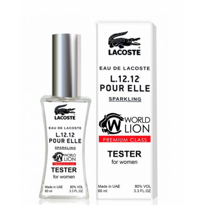 Тестер Lacoste L.12.12 pour Elle Sparkling - Tester 60ml