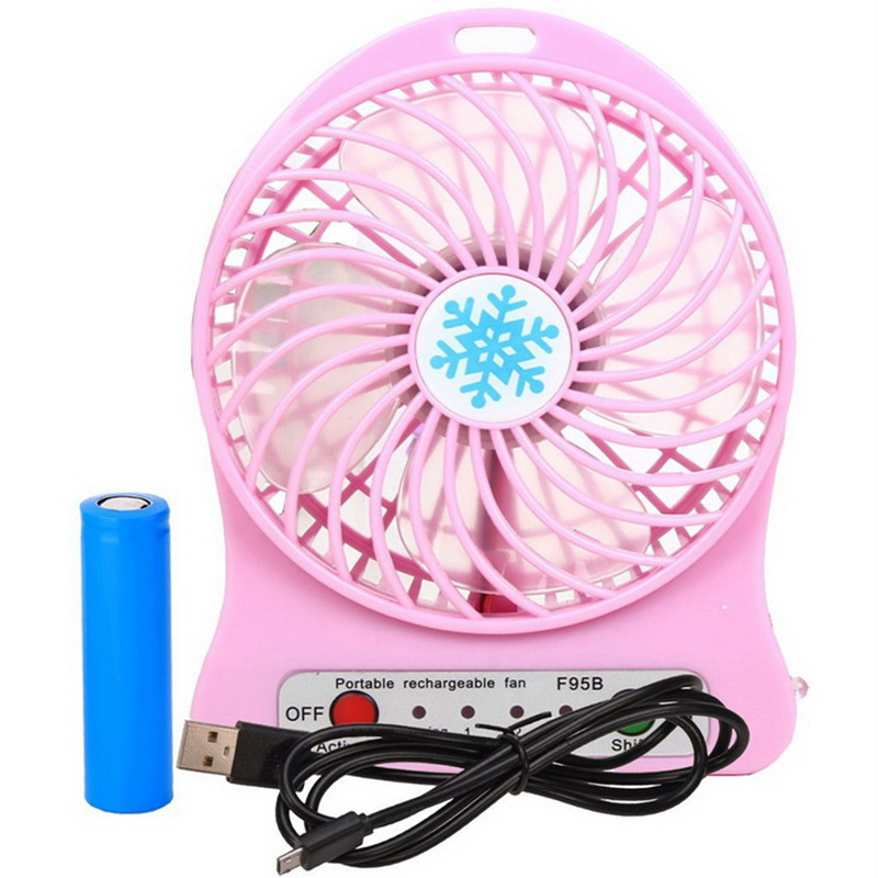 Міні-вентилятор Portable Mini Fan Pink (mt-297)