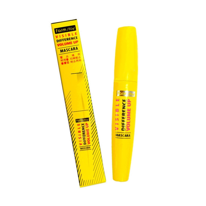 Туш для об'єму вій з воском FarmStay Visible Difference Volume Up Mascara 12 г (8809324208589)