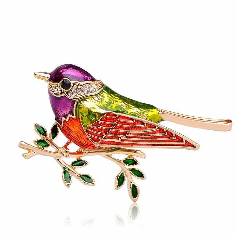 Брошка BROCHE Пташка 4,2 х 2,5 см BRSF110769