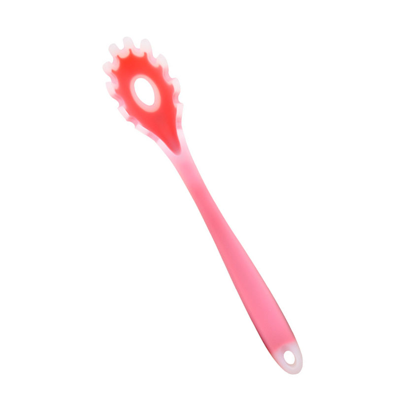 Силиконовая лопатка для спагетти Lesko 2019 Pink 28,8 см