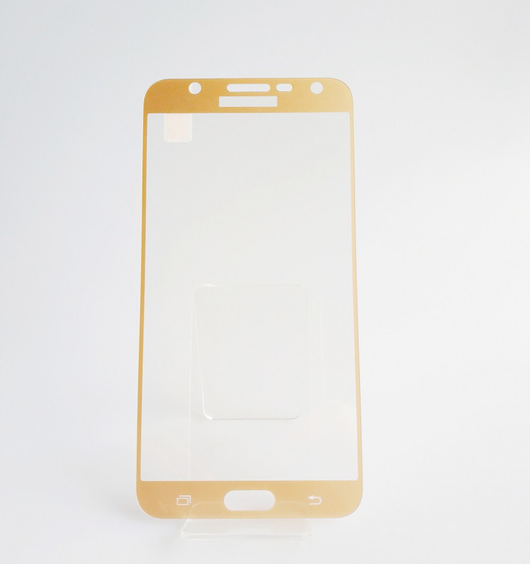 Защитное стекло на весь экран для Samsung J7 2015 J700 Gold (MB_7233258712)