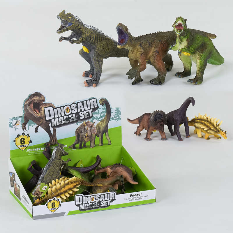 Набір динозаврів 6 шт Різнокольоровий (IG-77787)