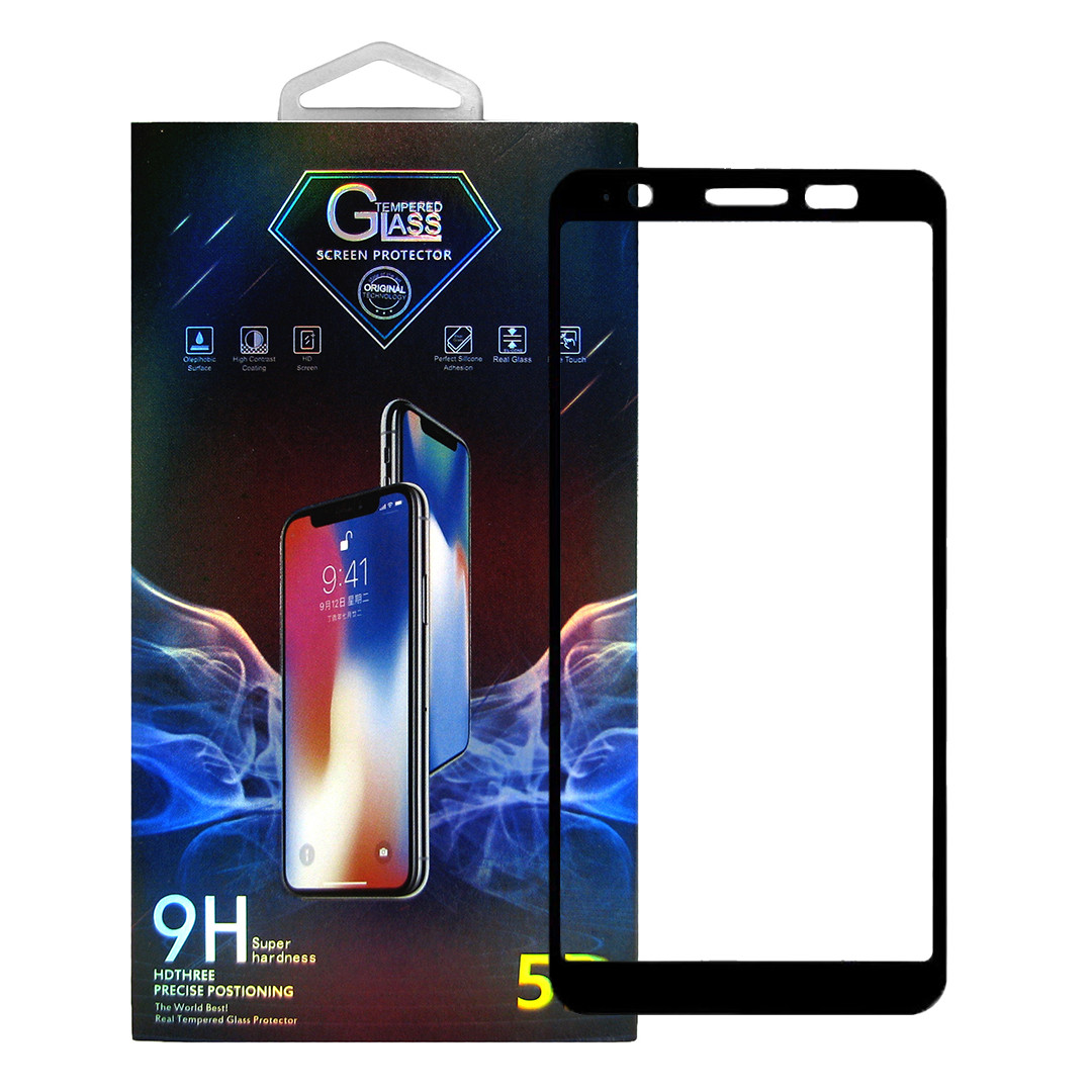 Захисне скло Premium Glass 5D Full Glue Asus ZA550KL / G552KL Zenfone Live L1 Black (hub_Tahb74030)