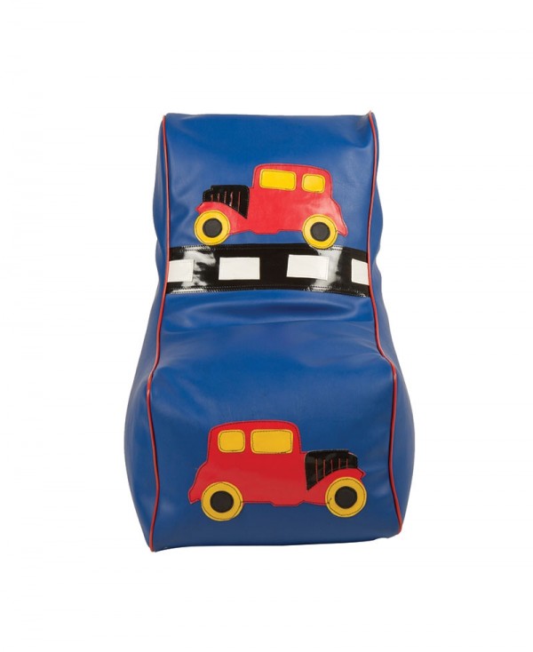 Кресло мешок Tia-Sport детский Машинка синий (sm-0649)