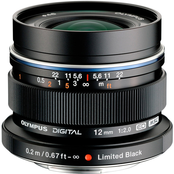 Об'єктив Olympus EW-M1220 ED 12mm 1:2.0 Black (6203414)