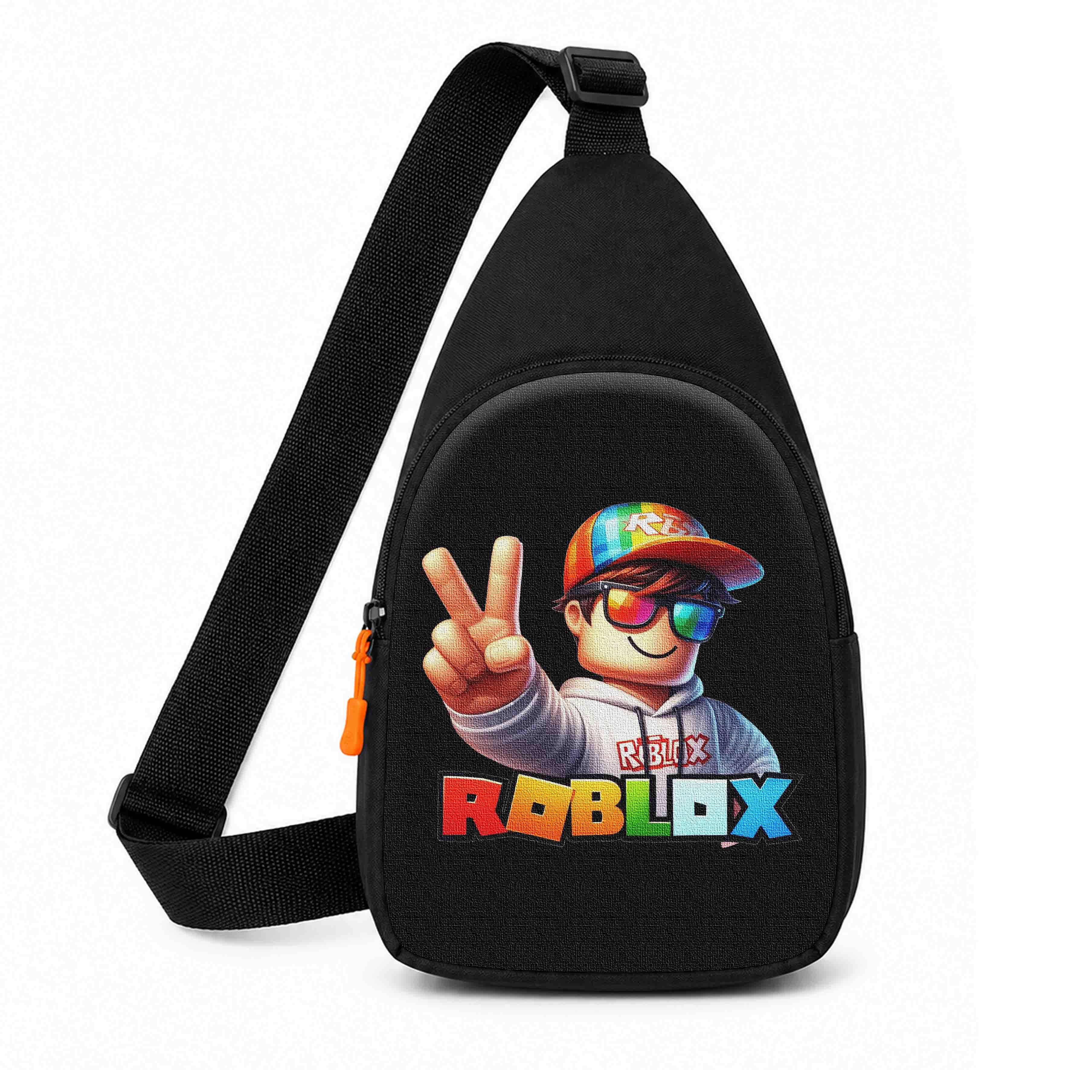 Дитяча сумка-слинг Roblox, чорна, 29×17×5 см