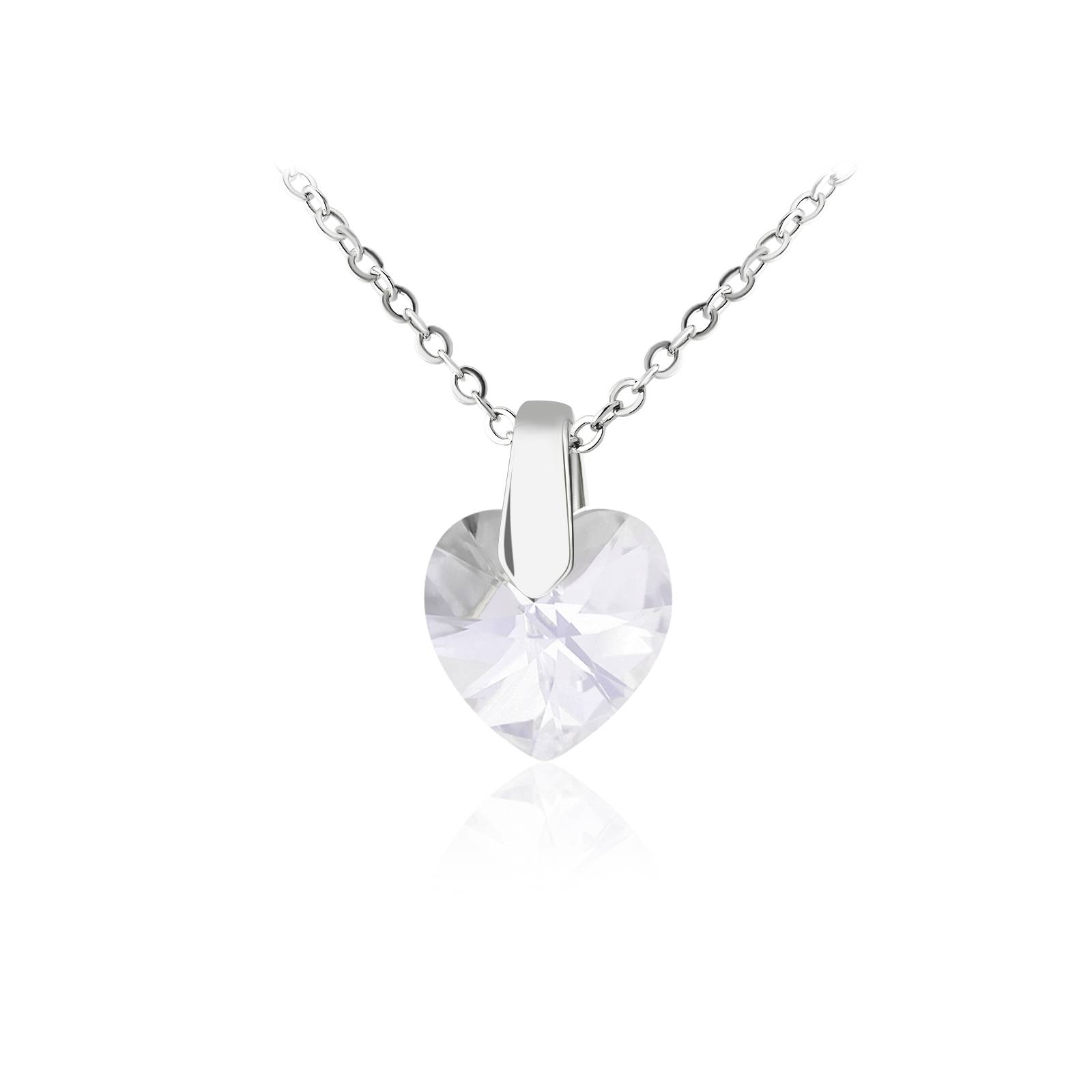 Кулон KOBI Heart Small зі Swarovski 9x10 мм (7430-2259-06-32)