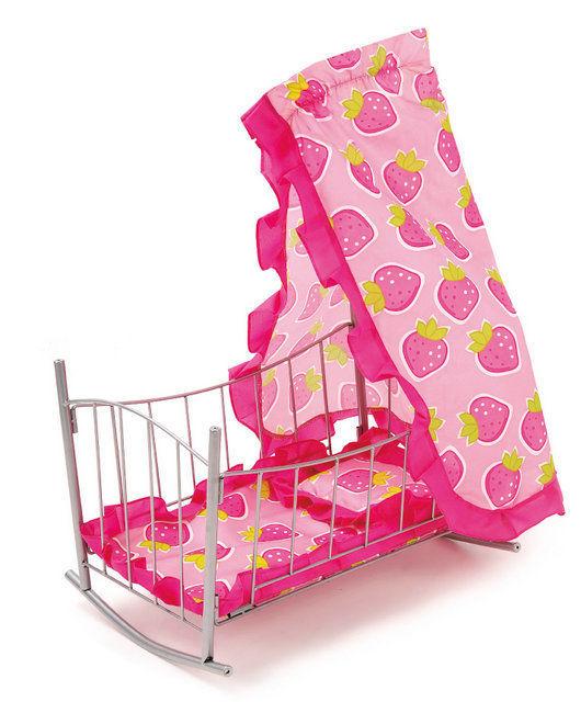 Кроватка для куклы Kronos Toys 9349 47 x 33 x 67 см Розовая (int_9349)