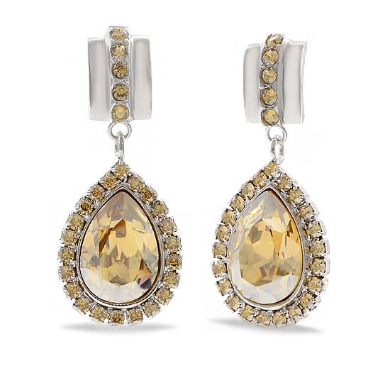 Сережки KOBI Hruska зі Swarovski (7440-3037-07-32)