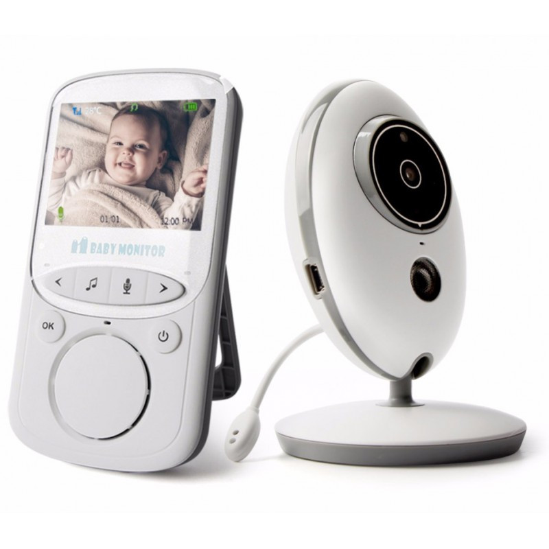 IP Camera Baby Monitor VB605 із датчиком температури Білий (hub_mKmY02648)