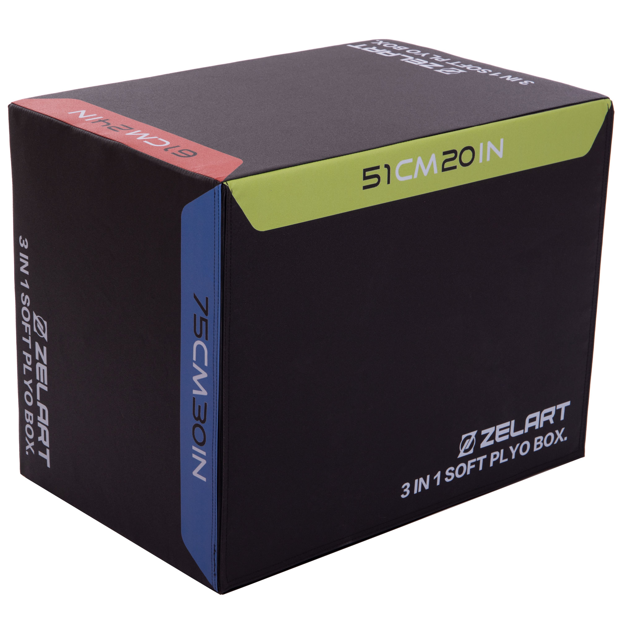 Бокс плиометрический Zelart FI-3633 1шт 75-61-51 см Черный
