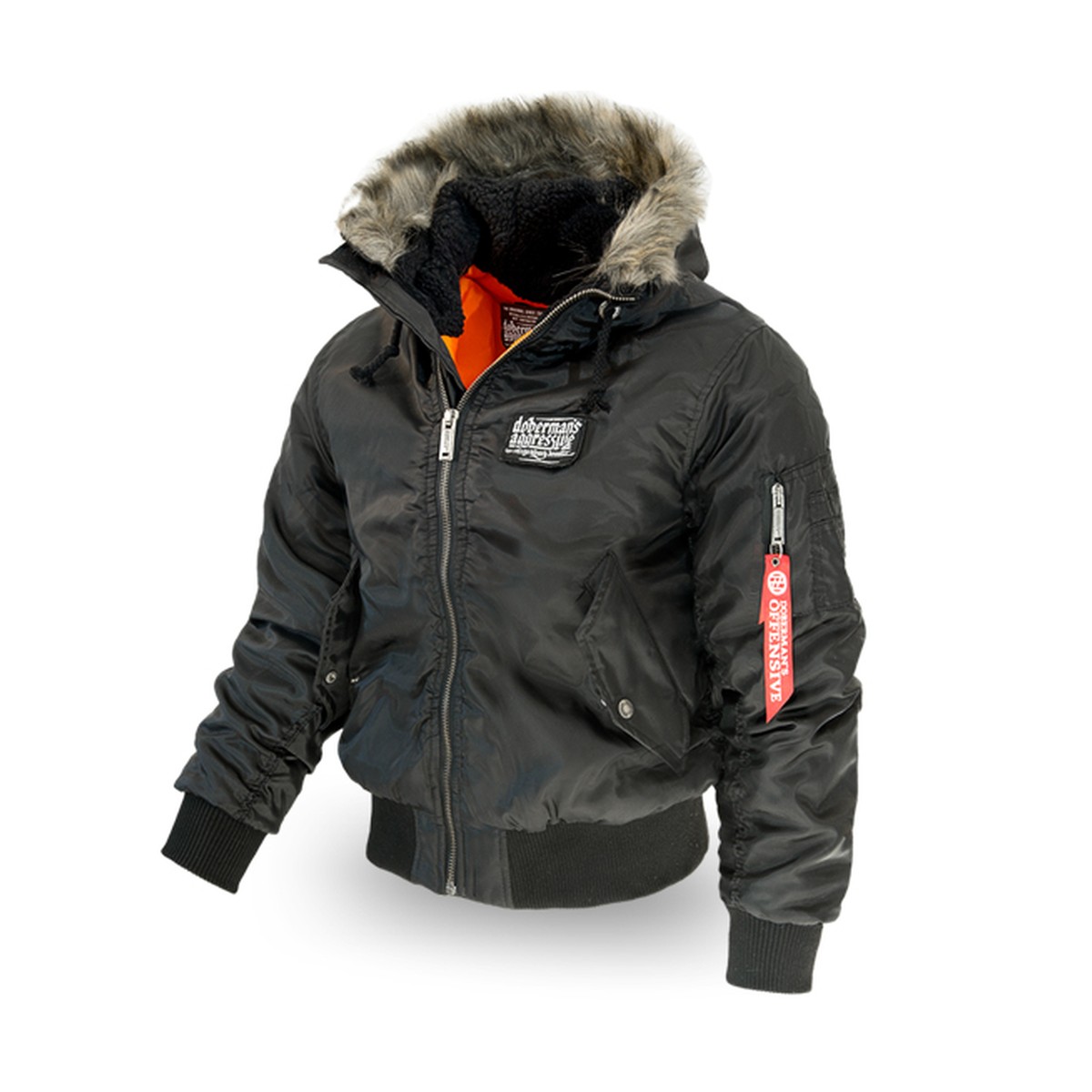 Куртка Dobermans Offensive KU32BK XXL Чорна (KU32BK-XXL)