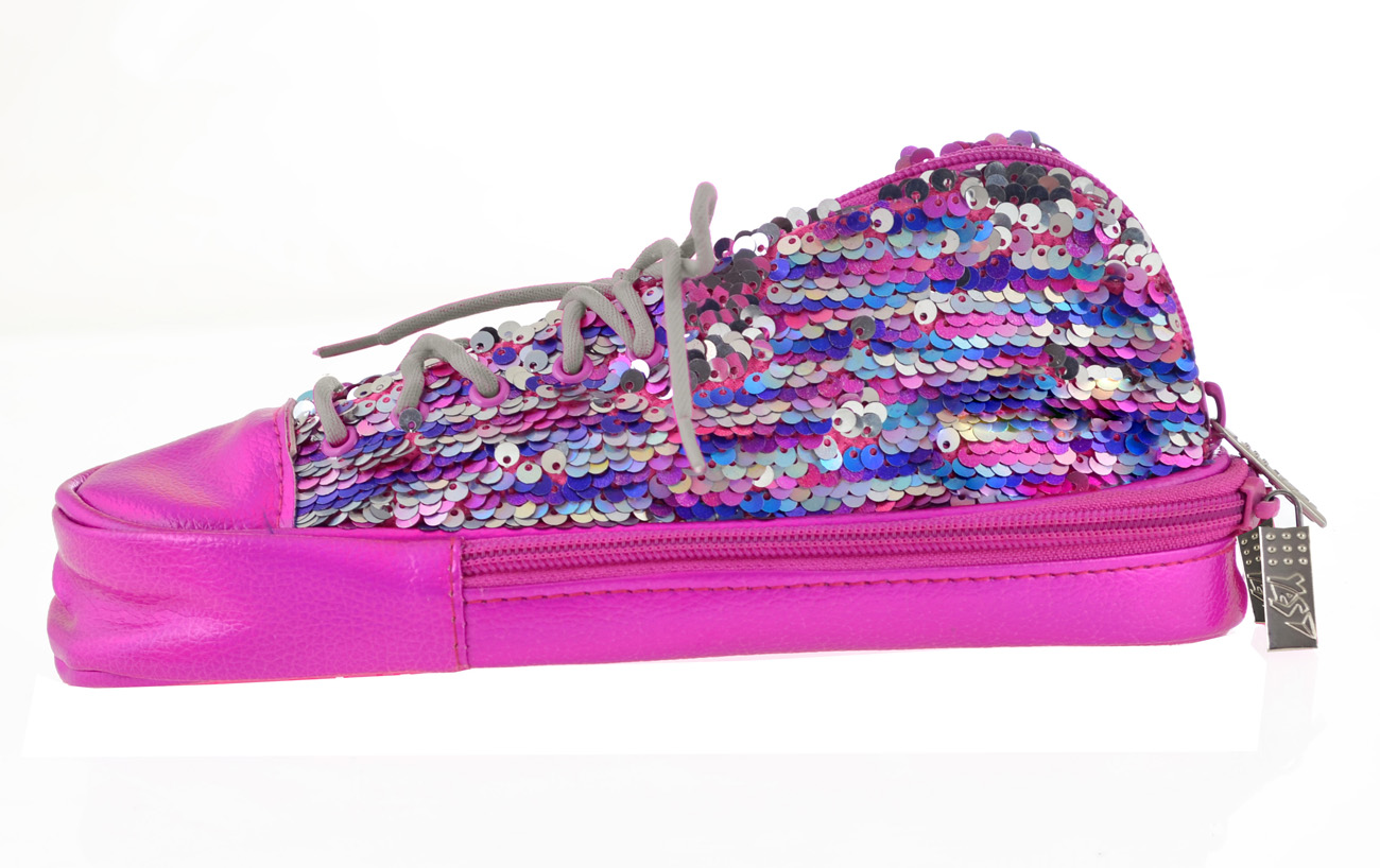 Пенал мягкий YES TP-24 Sneakers with sequins rainbow (532722)