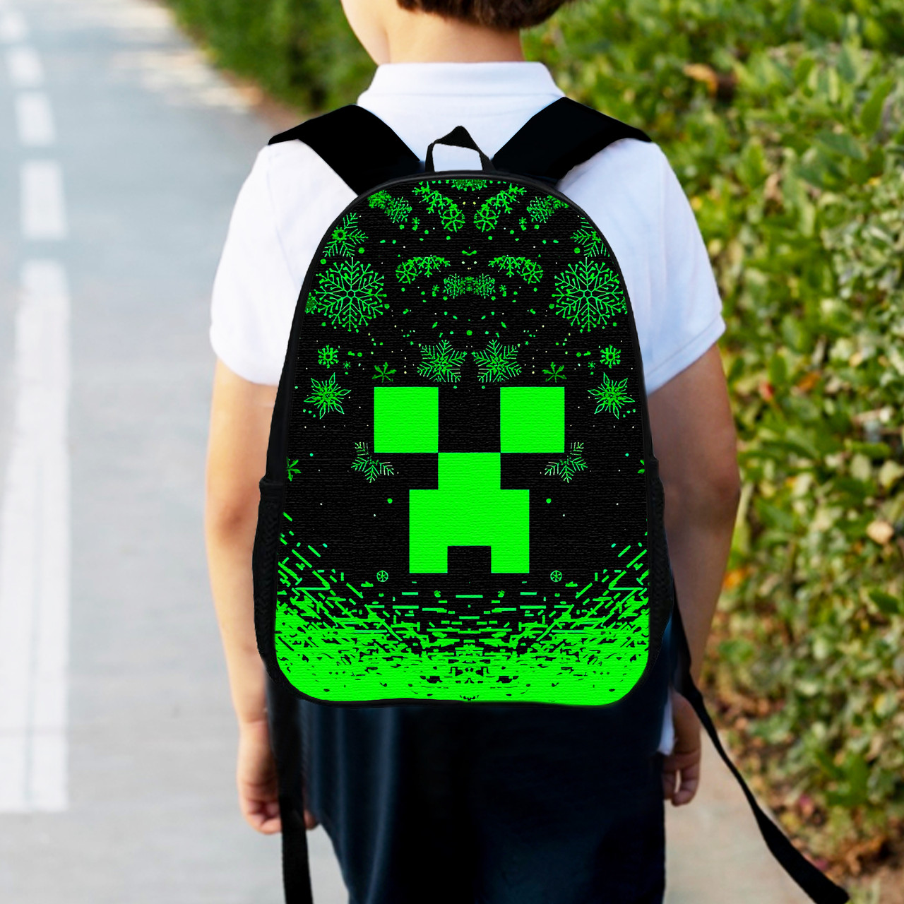 Дитячий рюкзак Minecraft 34х27х13 см, водонепроникний, різнокольоровий — арт. 2342422541