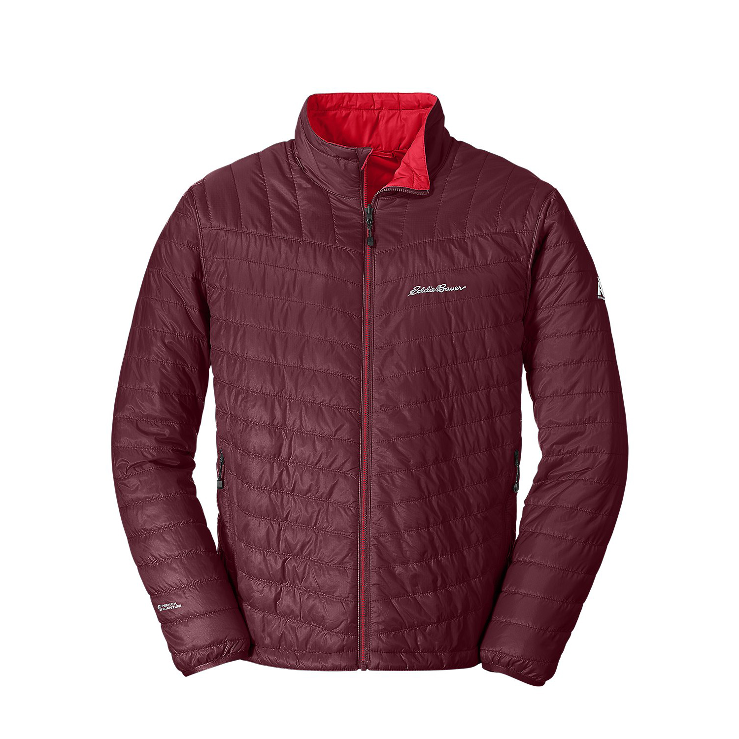 Куртка Eddie Bauer Mens IgniteLite Reversible Jacket DK BERRY L Темно-червона (0748DKB-L)